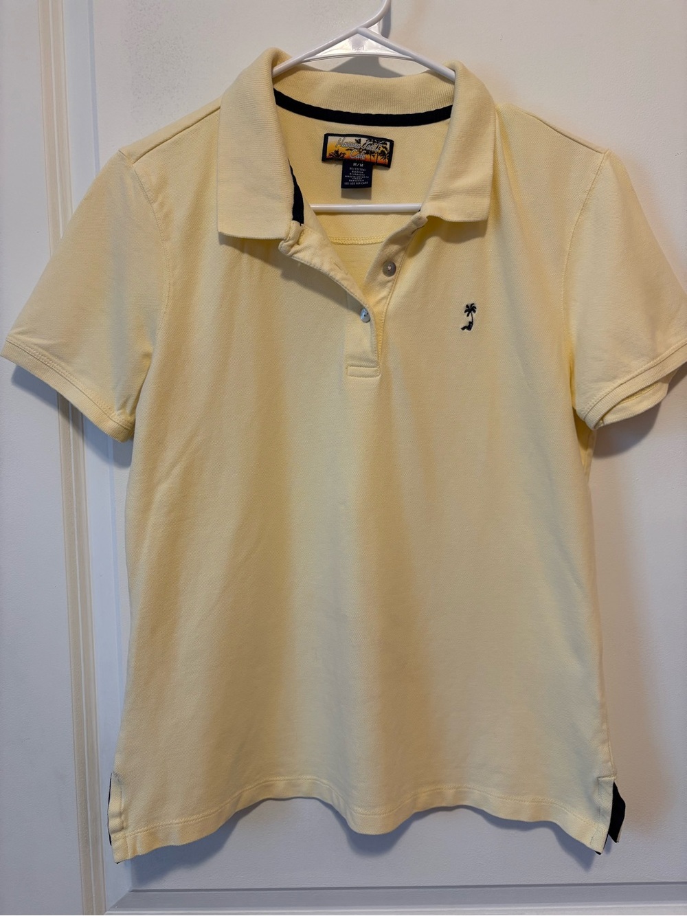 Tommy Bahama Pale Yellow Short-Sleeve Polo